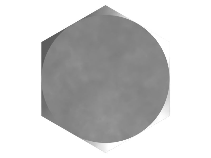 Болт с шестигранной головкой с резьбой M20X2,5