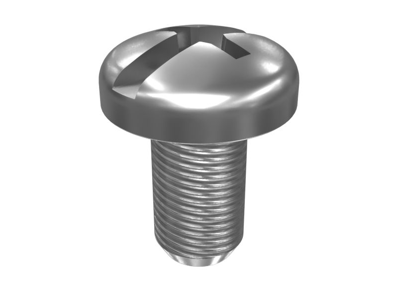 Винт с цилиндрической скругленной головкой