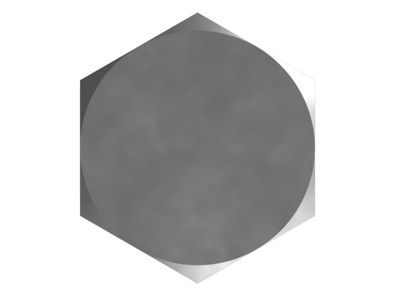 Болт с шестигранной головкой с резьбой M20X2,5