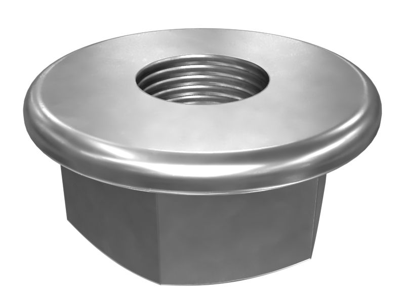 178-3336: M8 x 1.25mm Hex Flange Nut