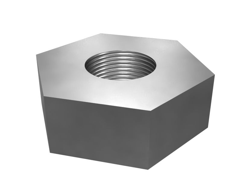 Гайка шестигранная #4-40X2,49