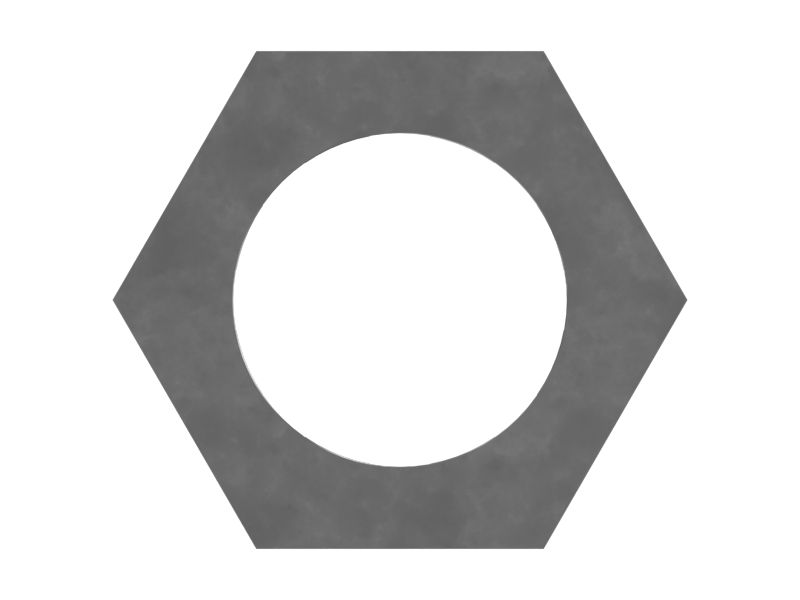 5P-9093: 3 1/2''-12 Hex Castle Nut 5P9093 купить