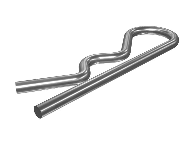 3W-3110: Заколка-зажим для волос длиной 65,1 мм