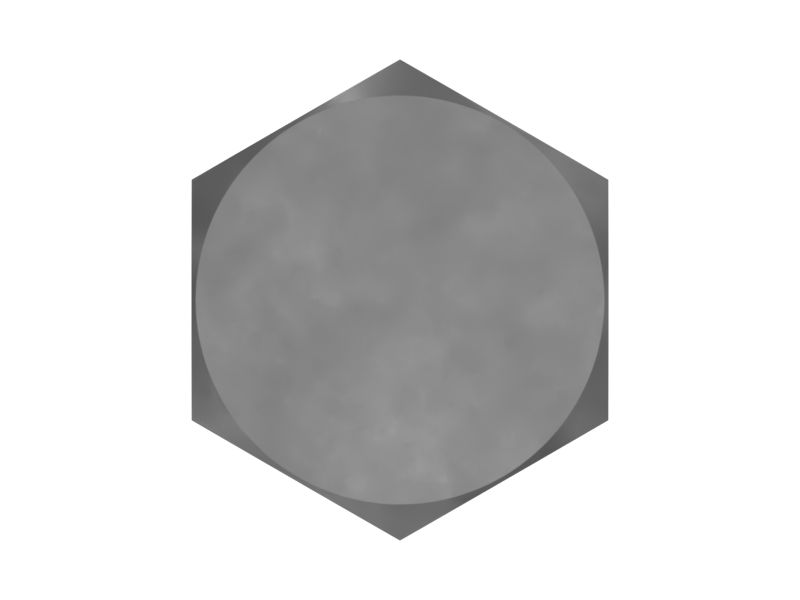Болт с шестигранной головкой с резьбой MJ20x2,5