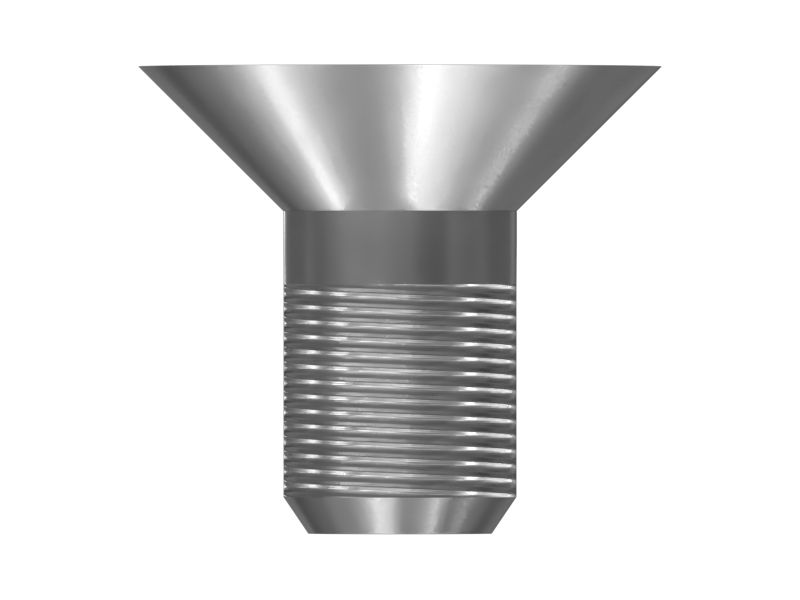 Винт с шестигранной резьбой и плоской головкой M8X1,25