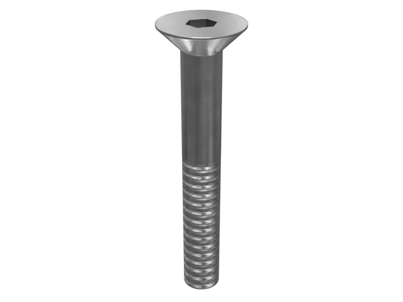 3E-4316: M6-1 X 45mm Countersunk Flat Head Internal Hex Screw 3E4316 купить