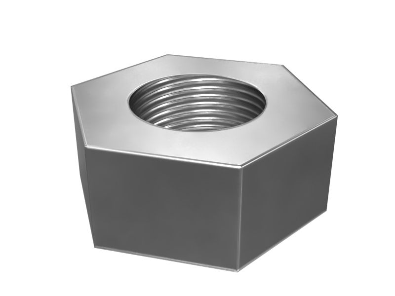 Шестигранная латунная гайка с резьбой M4X0,7