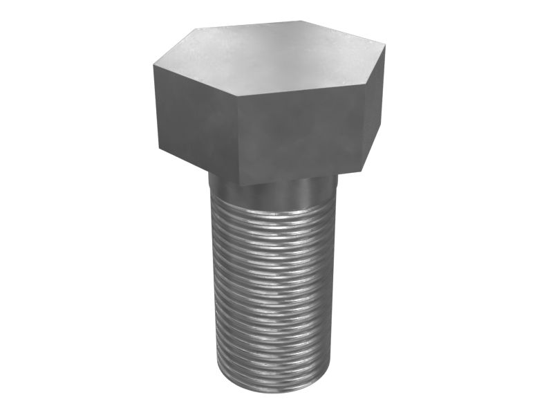 Болт с шестигранной головкой с резьбой M24X3