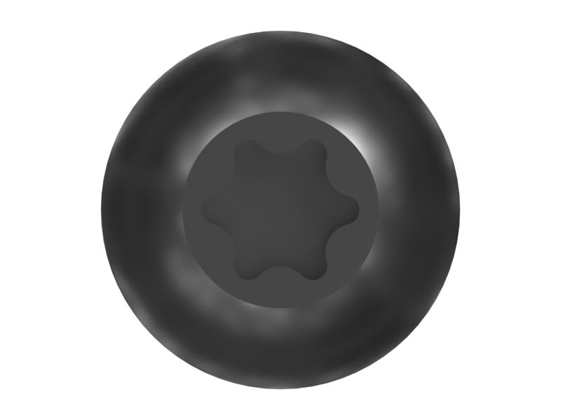 Винт с шестигранной приводной головкой для ферменной конструкции длиной 35 мм