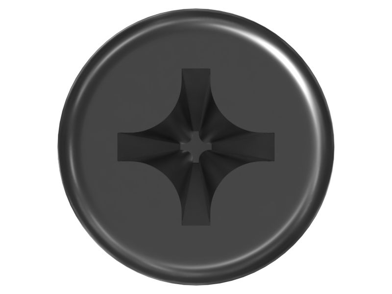 Винт с цилиндрической головкой с резьбой 6-32