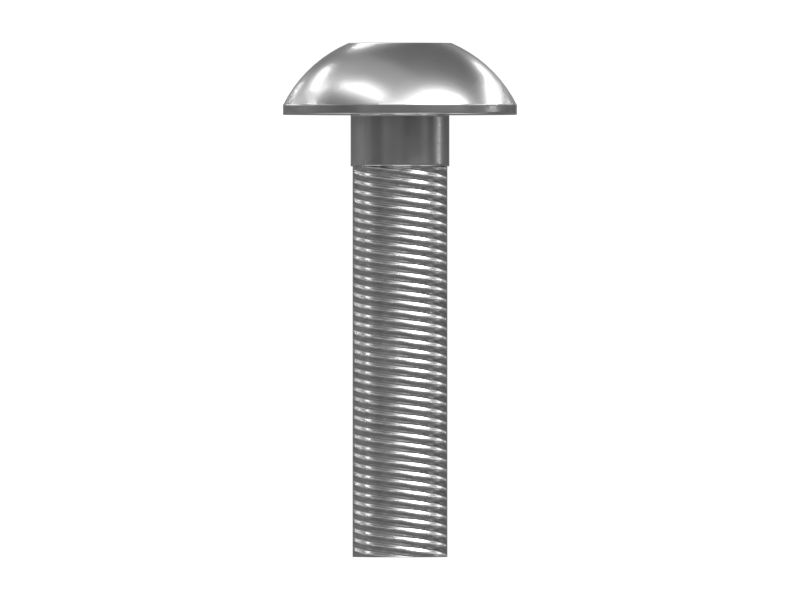 Резьбовой винт со сферической головкой длиной 18 мм