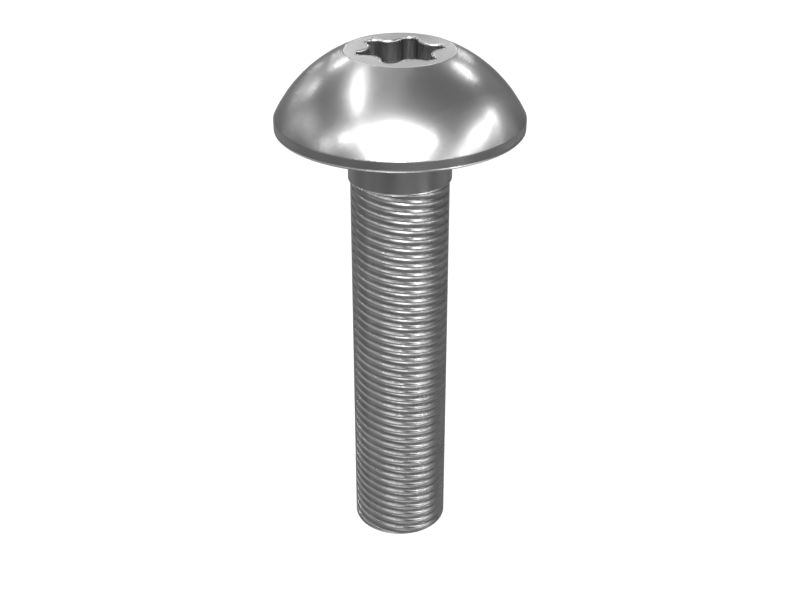202-1129: Резьбовой винт со сферической головкой длиной 18 мм