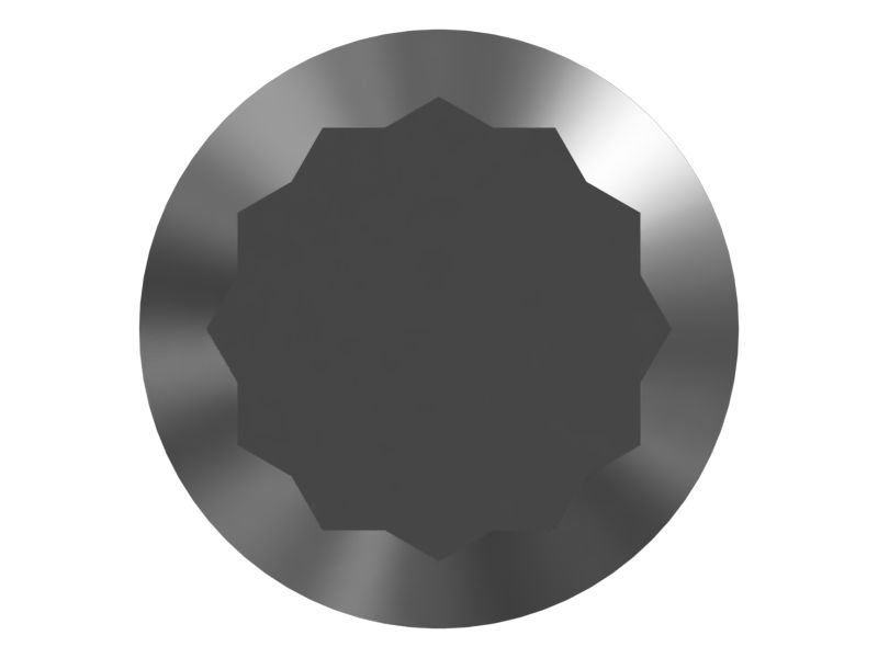 Болт с 12-гранной головкой, 1/2-13