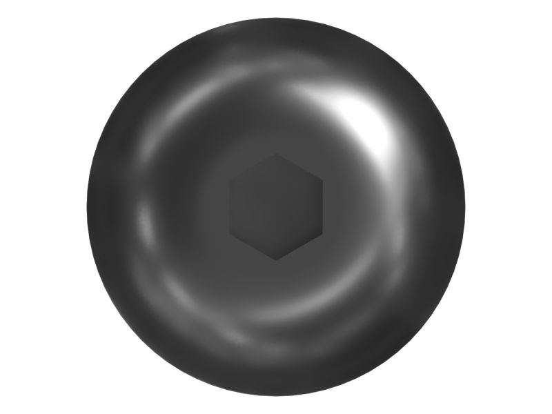 Винт со сферической головкой #1/4-20 для резьбового солнцезащитного козырька кабины