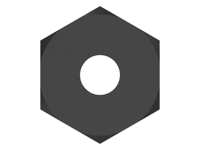 Длинная направляющая приварная гайка M4X0,7