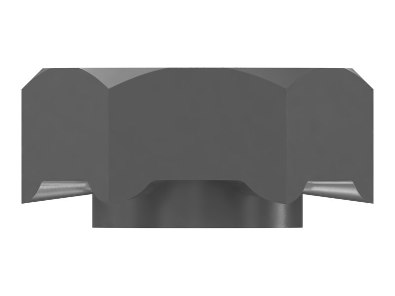 Длинная направляющая приварная гайка M4X0,7