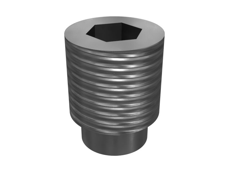 095-1280: M16X2 Threaded Dog Point Hexagonal Socket Setscrew | CATCorp