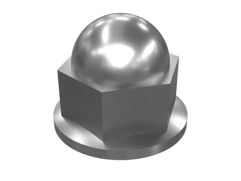 Гайка в виде желудя с наружным диаметром 13 мм