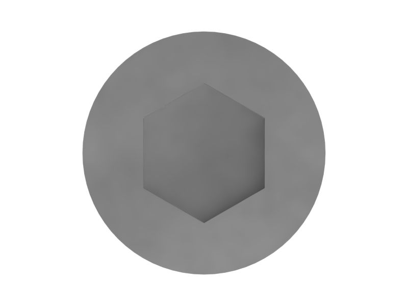 Болт с шестигранной головкой под торцевой ключ M6-1 x 25 мм