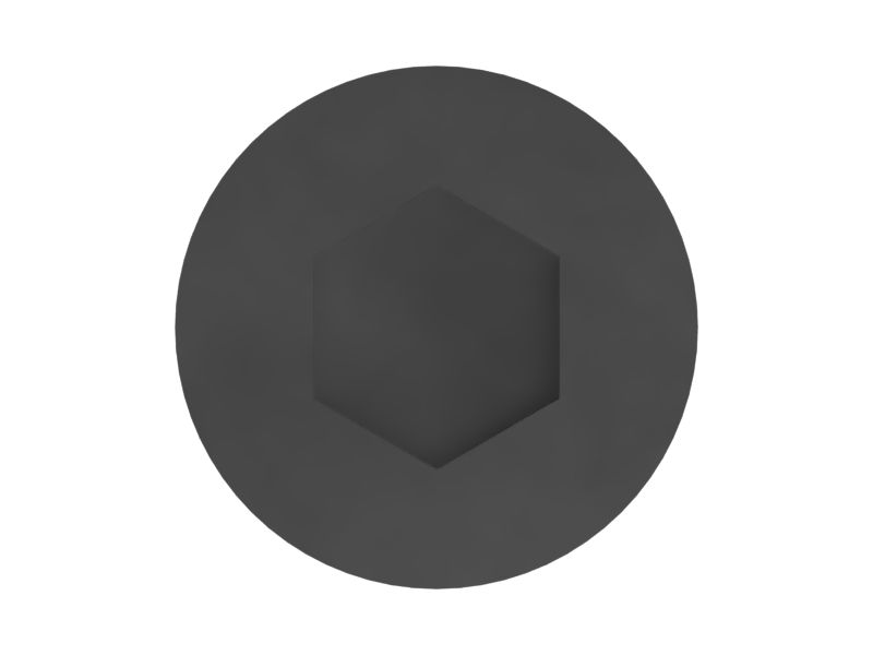 Болт с головкой под шестигранный торцевой ключ