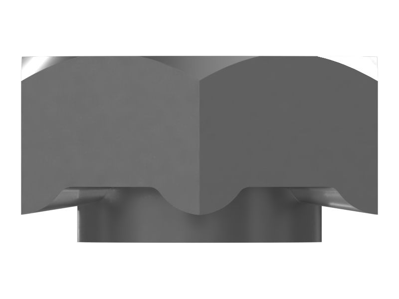 Длинная направляющая приварная гайка M4X0,7