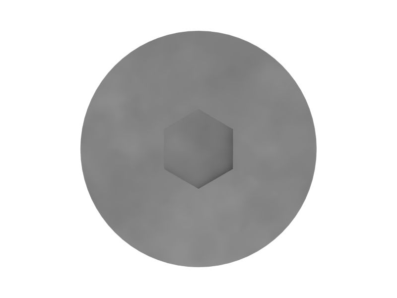 Винт с плоской головкой длиной 40 мм