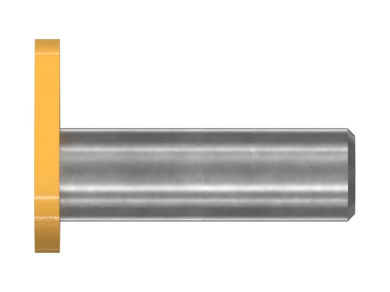 Палец рычажного механизма с внешним диаметром 38 мм с пластиной