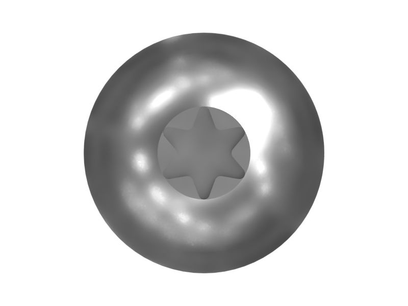 Винт со сферической головкой