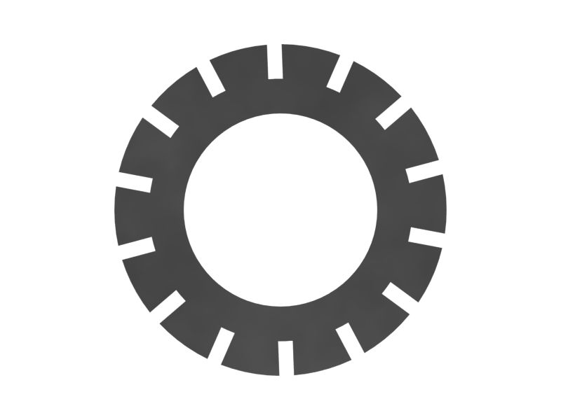 Стопорная шайба с внешним зубом