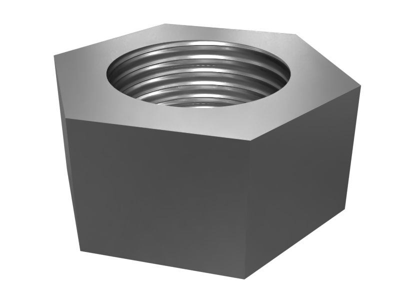 Приварная гайка с резьбой M12 X 2 мм