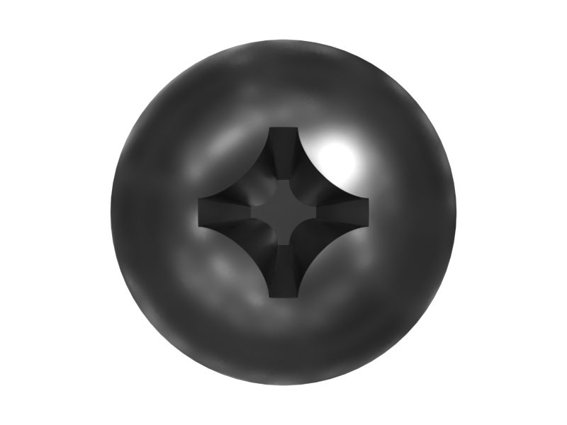 Винт с цилиндрической скругленной головкой