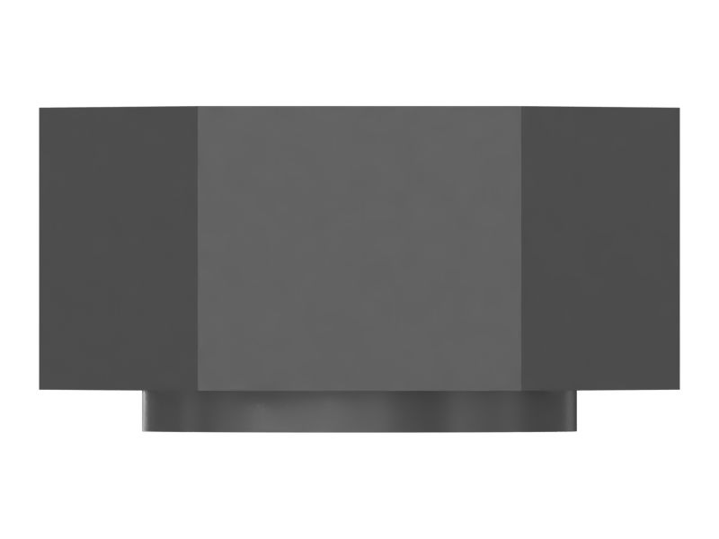 Приварная гайка с резьбой M12 X 2 мм