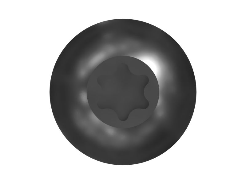 Винт со сферической головкой длиной 30 мм