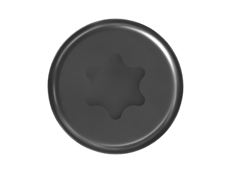 Пластиковый винт с поддонной головкой длиной 9,50 мм