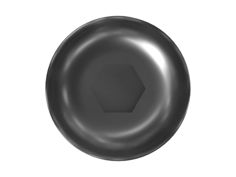 Винт с пуговичной головкой длиной 20 мм