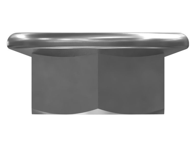 Шестигранная фланцевая гайка M8 x 1,25 мм