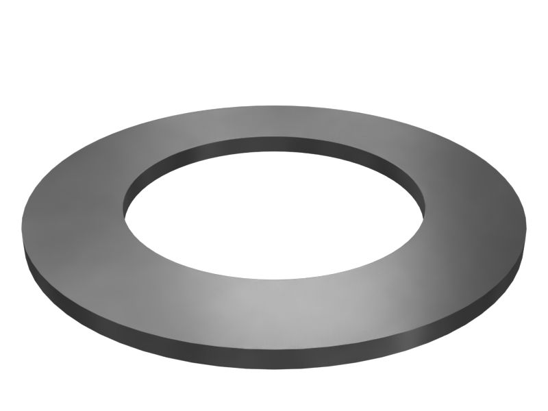 Плоская шайба толщиной 0,4 мм