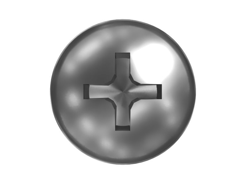 Винт с цилиндрической скругленной головкой