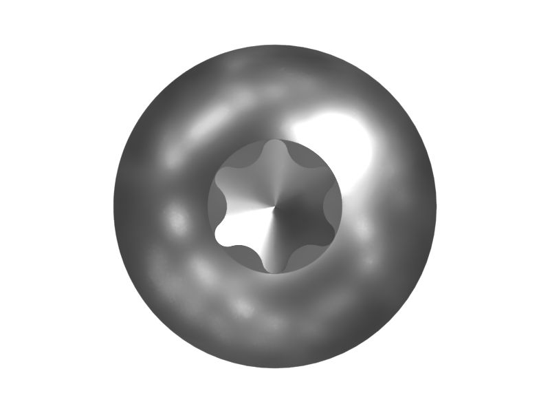 Винт со сферической головкой длиной 18 мм