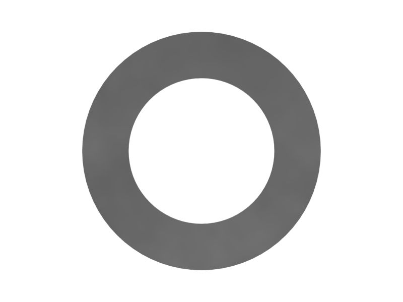 Плоская шайба толщиной 0,4 мм