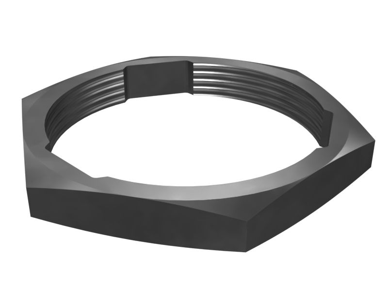 Шестигранная гайка с резьбой 1-11/16-18