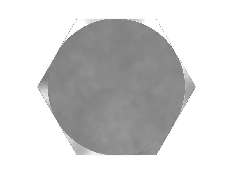 Болт с шестигранной головкой размером M22-1,5 x 50 мм