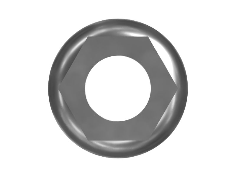 Шестигранная фланцевая гайка ремня безопасности с резьбой 7/16-20