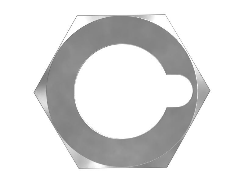 Стопорная шестигранная гайка 5/8''-18