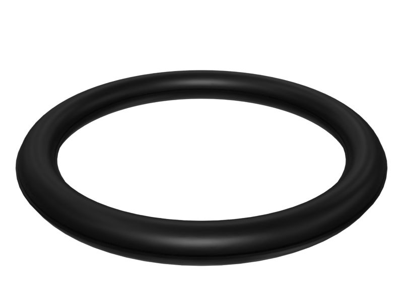 Уплотнительное кольцо из фторкаучука (FKM 75A), 2 X 16,5 мм