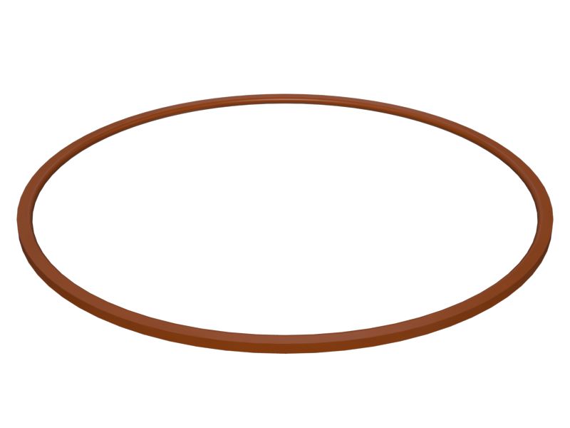 Резиновое D-образное кольцевое уплотнение, внутренний диаметр 205,5 мм