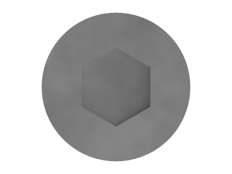 Болт с шестигранной головкой M8-1,25 x 35 мм