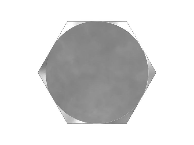 Болт с шестигранной головкой M16