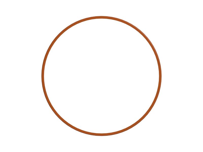 Резиновое D-образное кольцевое уплотнение с внутренним диаметром 249 мм