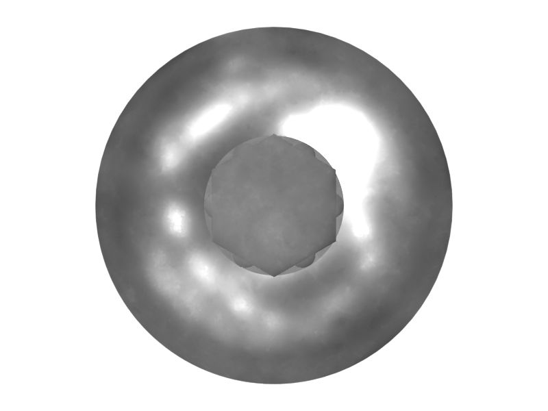 Винт со сферической головкой длиной 45 мм